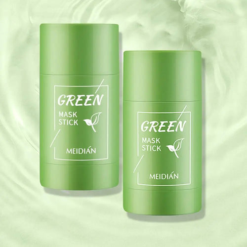 Green Tea Cleansing Mask For Facial Skin Care Deep Pore Cleansing For Blackhead Control Natural Green Tea Mud Mask Stick 40g