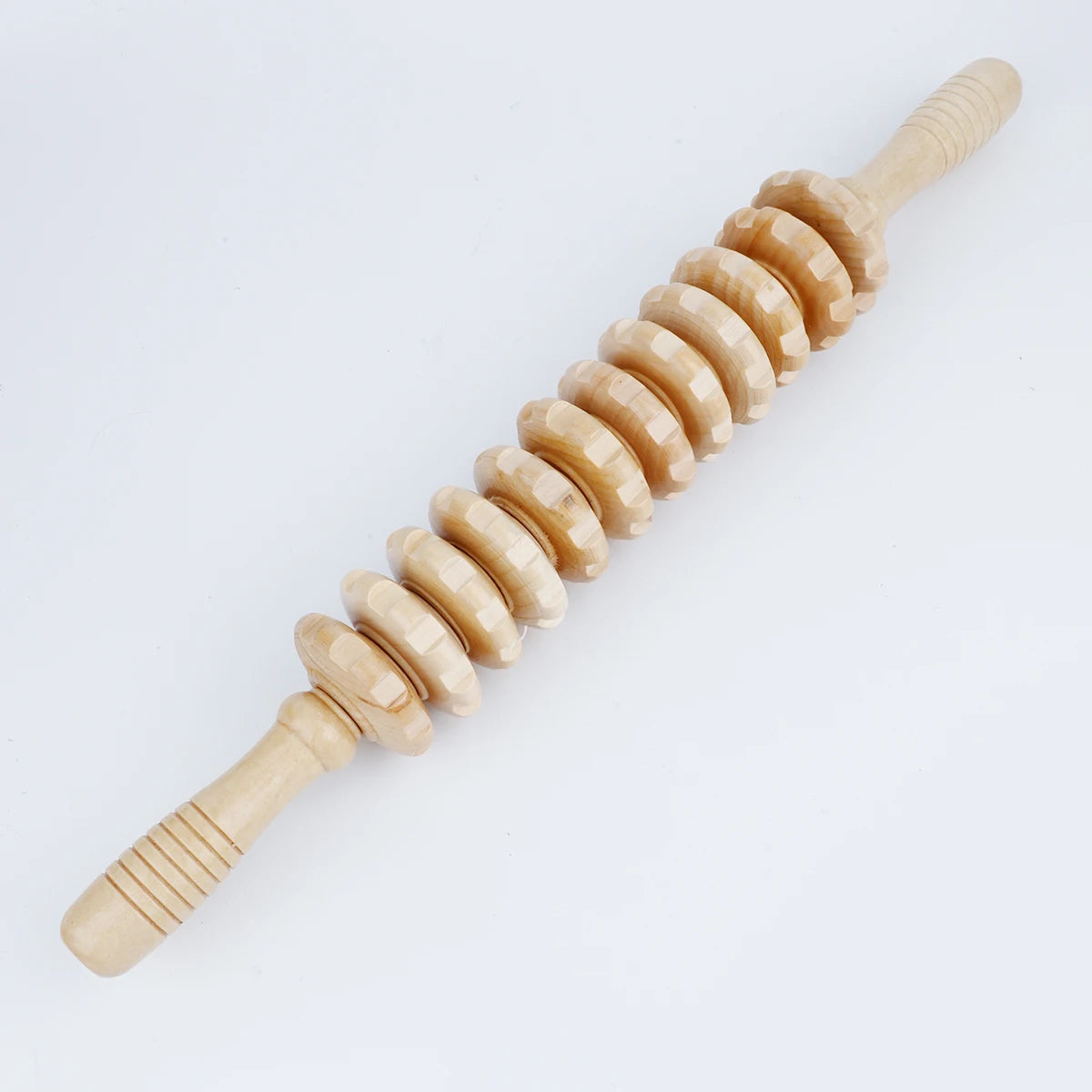 Wood Therapy Roller Gear Stick Massage Tool Cellulite Slimming Roller Massager Lymphatic Drainage Body Shaping Trigger Stick